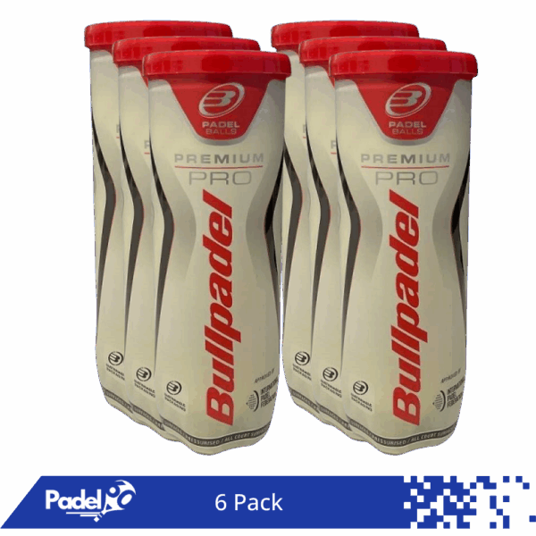 Bullpadel Premium Pro Balls - 6 pack (R130 per sleeve)