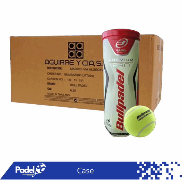 Bullpadel Premium Pro Balls - Case (R117.5 per sleeve)