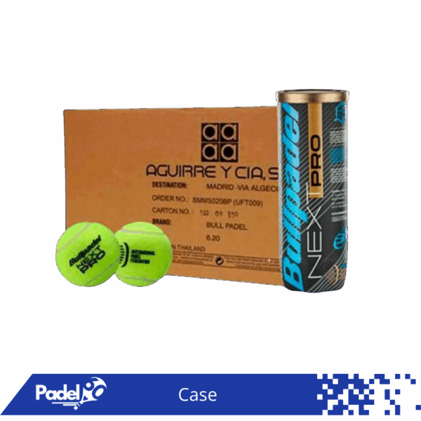 Bull Padel Next Pro Balls - Case (R135 per sleeve)