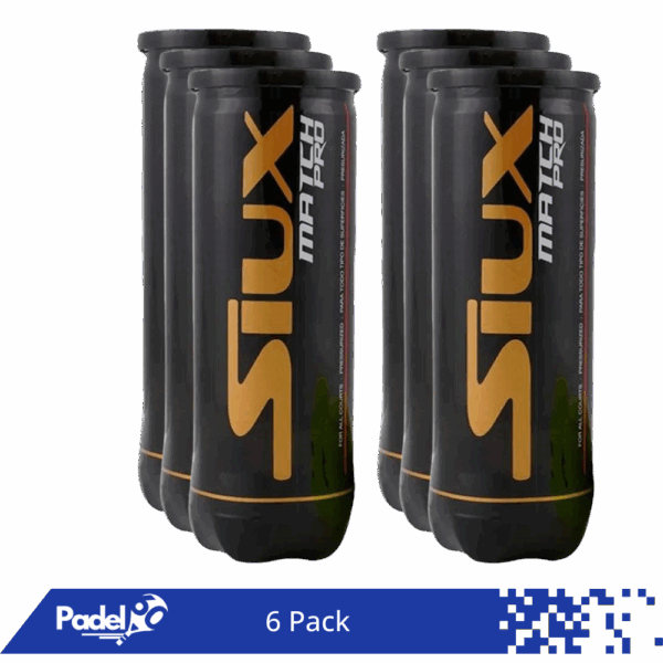 Siux Match Pro Balls - 6 pack (ZAR 125 per sleeve)