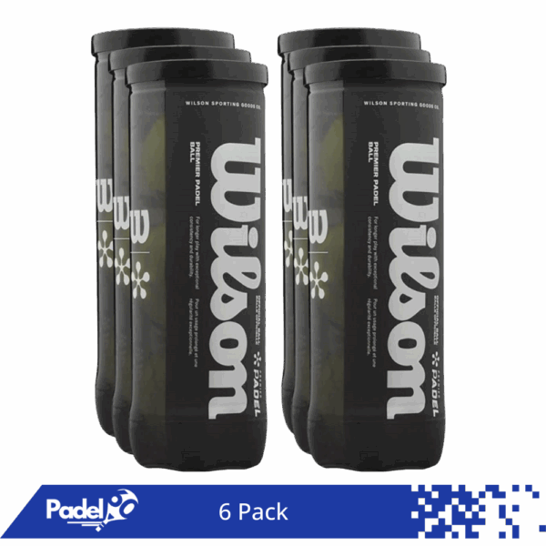Wilson Premier Padel Balls - 6 pack (R140 per sleeve)