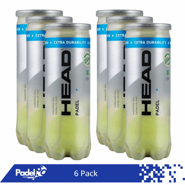 Head Padel Pro + Balls - 6 pack (R140 per sleeve)