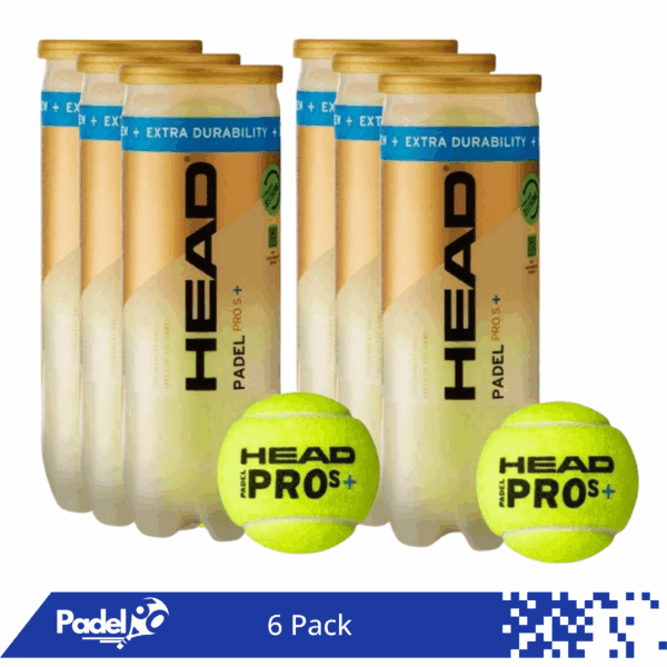 Head Padel Pro S+ Balls - 6 pack (R140 per sleeve)