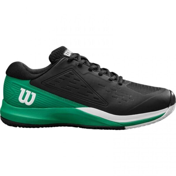 Wilson Rush Pro Ace Clay EUR 43 1/3 UK 9 Black and Green