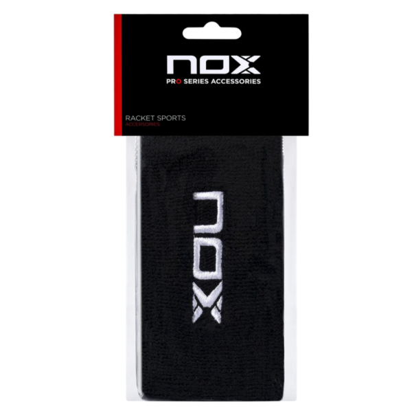 Nox Black White Logo Long Wristbands (2-pack)